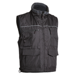 Gilet de travail polaire sans manche CARISTE - Noir image