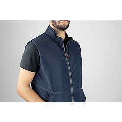 Veste de travail mixte sans manches matelassé MECANIC - MARINE image