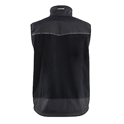 Gilet de travail sans manches polaire coupe-vent 3855 - Noir image
