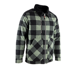 Chemise de travail polaire SUREAU - KAKI CLAIR/NOIR image