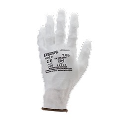 Lot de 10 paires de gants Manutention EUROLITE 6020 - Tricot blanc sans couture à base de polyester - jauge 13 image