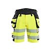 Short de travail haute visibilité stretch 4D 1120 - Jaune/Noir image 0
