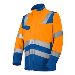 BLOUSON FLUO SAFE XP ORANGE FLUO/BLEU BUGATTI image