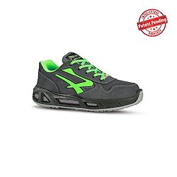 Chaussures de sécurité basses YODA CARPET ESD S3 CI SRC - Gris/Vert image