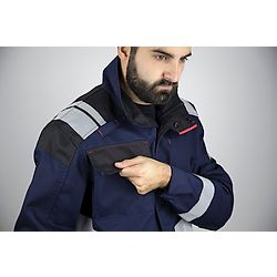 Veste de travail multirisque PEPITE - MARINE image