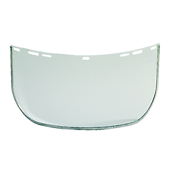 Lot de 10 - Visière Ecran de protection polycarbonate bord métal L40xH20 image