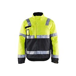 Veste de travail hiver haute visibilité 4862 - Jaune fluo/Noir image