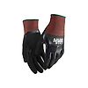 Lot de 6 paires - Gants de travail tactiles enduits de nitrile résistants à la coupure niveau D - Noir image 0