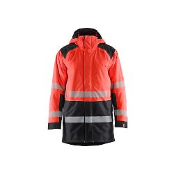 Parka de travail hiver haute visibilité 4457 - Rouge/Noir image