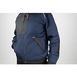 Veste de travail TYPHON - BLEU FONCE/NOIR image