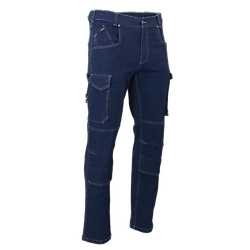 Jean de travail BARIL - BLEU DENIM image