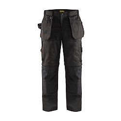 Pantalon de travail artisan bas amovibles 1538 - Noir image