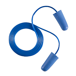 Boîte de 150 paires - Bouchons anti-bruit PU détectable cordés SNR - 36dB image