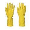 Lot de 12 paires de gants Latex de ménage Jaune image 0
