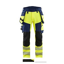 Pantalon de travail haute visibilité stretch 4D 1122 - Jaune/Marine image