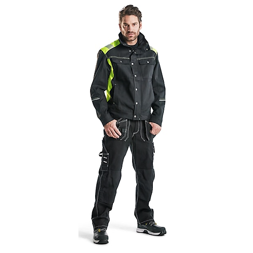 Noir/Jaune fluo XXXL image