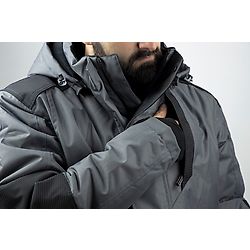 Parka de travail matelassage ThinsulateTM VOLGA - GRIS/NOIR image