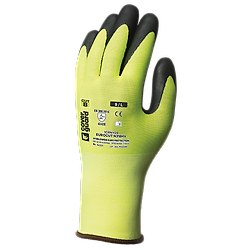 Gants anti-coupure EUROCUT N318HV - Jaune paume nitrile image