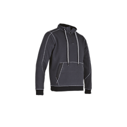 Sweat de travail col montant COFFRE - GRIS/NOIR image
