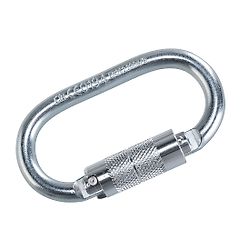 Mousqueton à fermeture rotative Argent image