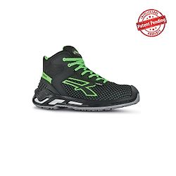 Chaussures de sécurité hautes HARRY ESD S3 CI SRC - Noir/Vert image