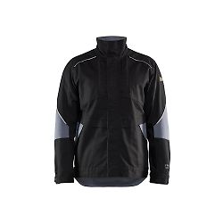 Veste de travail retardant flamme 4061 - Noir/Gris clair image