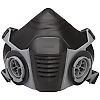 Demi-masque Jupiter - nu Noir/Gris image 0