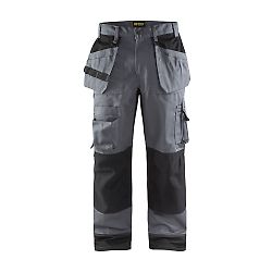 Pantalon de travail artisan+ bicolore 1504 - Gris clair/Noir image