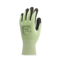 Lot de 10 paires de gants Manutention EUROBAMBOU Nylpdex paume end NFT noir image