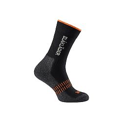 Chaussettes WARM Noir/Orange Fluo image