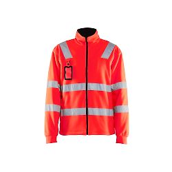 Veste de travail polaire haute visibilité 4833 - Rouge fluo image