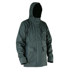 Veste de travail de pluie Femme ORAGE - KAKI FONCÉ image