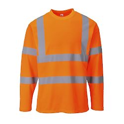 T-Shirt Hi-Vis manches longues Orange image