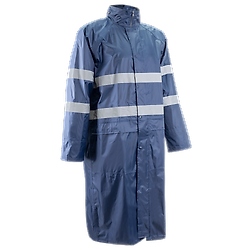 Manteau de travail imperméable RAINET COAT - Bleu marine image