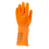 Lot de 12 paires de gants latex crépé orange 34 cm qualité sup image 0