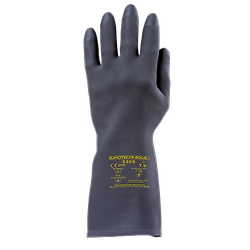 Lot de 10 paires de gants néoprène noir flocké 5300 image