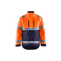 Veste de travail hiver haute visibilité 4827 - Orange fluo/Marine image