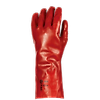 Lot de 10 paires de gants Manutention rouge enduction PVC - sur support tricot - 36 cm image 0
