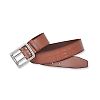 Ceinture en cuir double ardillon avec logo image 0