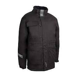 Parka doublure thermo-réfléchissante TAPIR - Noir image