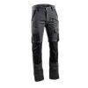 Pantalon de travail stretch bicolore COSMOS - GRIS NUIT/NOIR image 2