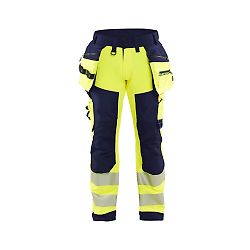 Pantalon de travail softshell haute visibilité Classe 2 1820 - Jaune/Marine image