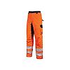Pantalon de travail imperméable haute visibilité SUBU - Orange Fluo image 0