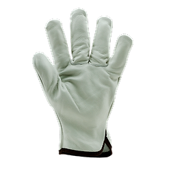 Lot de 12 paires de gants Manutention maîtrise tout fleur vachette sup beige image