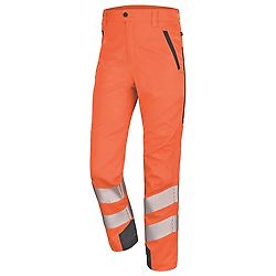 PANTALON STRETCH ETE FLUO SAFE ORANGE FLUO/GRIS CHARCOAL image