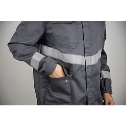 Veste de travail multirisque col montant CERES - GRIS image