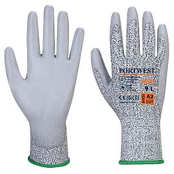Gants LR paume PU coupure B Gris image
