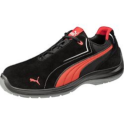 Chaussures de sécurité basses TOURING SUEDE LOW S3 ESD SRC - NOIR ET ROUGE image