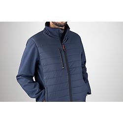 Veste de travail bi matière SAFE - BLEU FONCÉ image