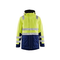 Parka de travail hiver haute visibilité 4495 - Jaune fluo/Marine image